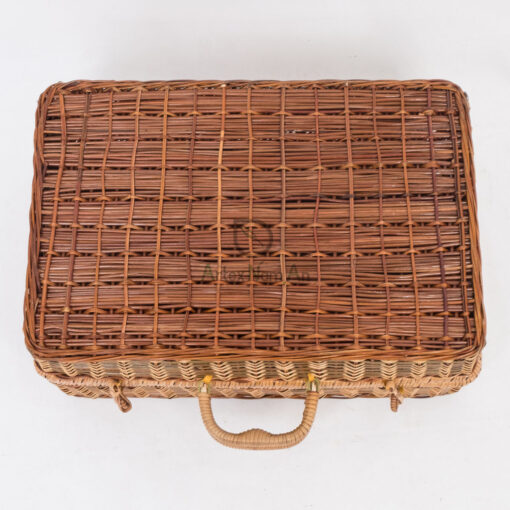 Rattan Storage Box Woven Fern Wicker Suitcase F 52 29 001 01
