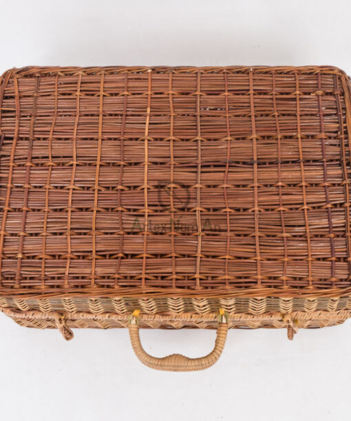 Rattan Storage Box Woven Fern Wicker Suitcase F 52 29 001 01