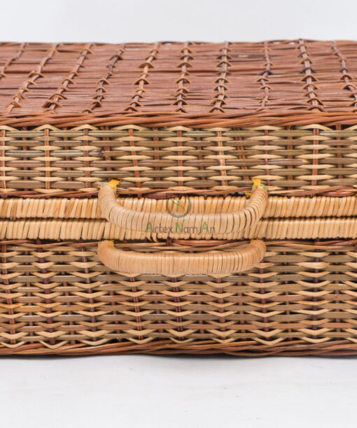 Rattan Storage Box Woven Fern Wicker Suitcase F 52 29 001 01