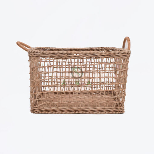 Rectangular Rattan Toy Storage Basket Also Laundry Basket R 09 05 178 01
