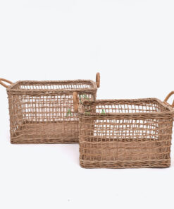 Rectangular Rattan Toy Storage Basket Also Laundry Basket R 09 05 178 01