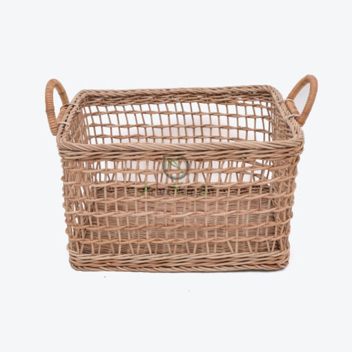 Rectangular Rattan Toy Storage Basket Also Laundry Basket R 09 05 178 01