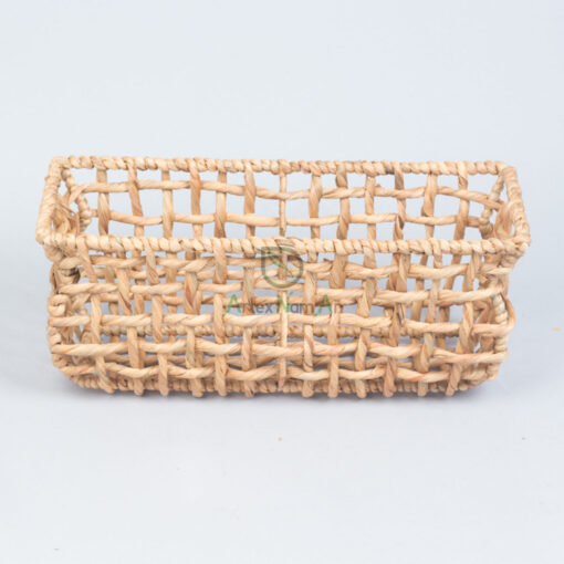 Rectangular Water Hyacinth Hamper Basket W 06 05 212 01
