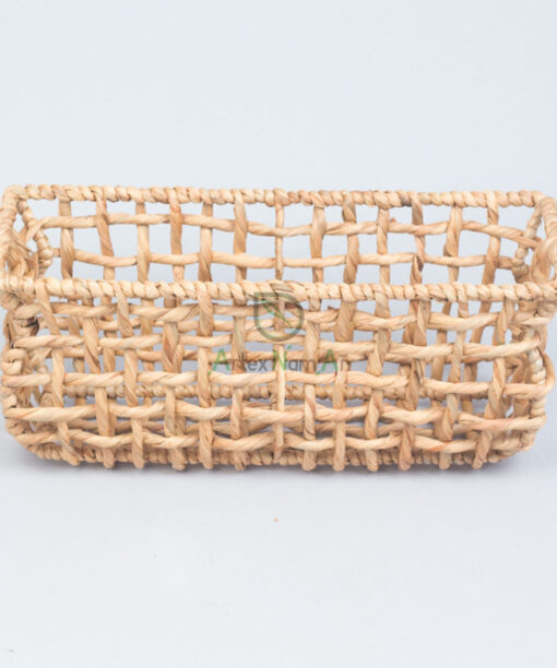 Rectangular Water Hyacinth Hamper Basket W 06 05 212 01