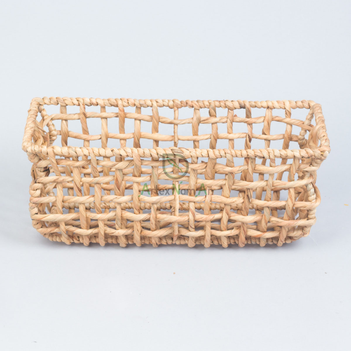 Rectangular Water Hyacinth Hamper Basket W 06 05 212 01