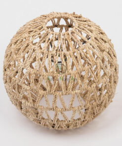 Round Palm Leaf Hanging Pendant Lampshade PA 06 21 001 01