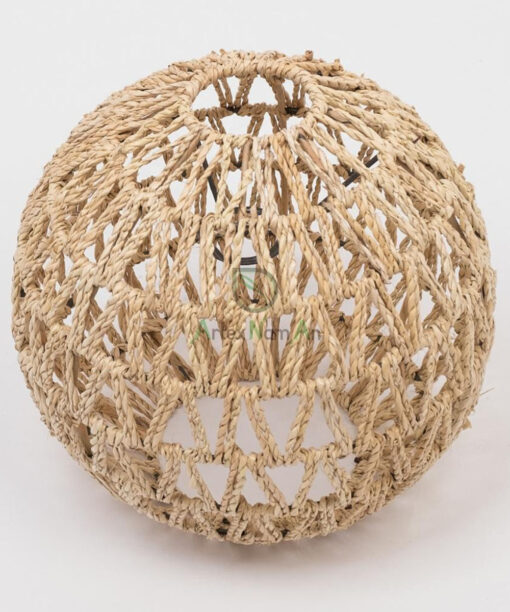 Round Palm Leaf Hanging Pendant Lampshade PA 06 21 001 01