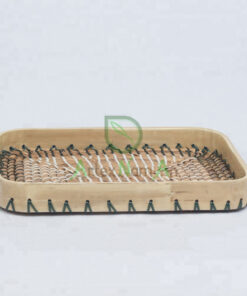 Round Seagrass Decorative Tray With Pattern Also Trays Basket SG 09 03 047 01