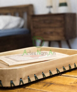 Round Seagrass Decorative Tray With Pattern Also Trays Basket SG 09 03 047 01