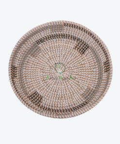 Round Seagrass Serving Tray Also Tray Basket SG 09 03 047 02