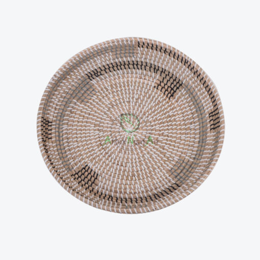 Round Seagrass Serving Tray Also Tray Basket SG 09 03 047 02