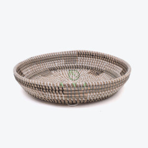 Round Seagrass Serving Tray Also Tray Basket SG 09 03 047 02