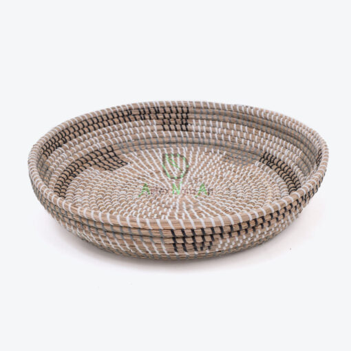 Round Seagrass Serving Tray Also Tray Basket SG 09 03 047 02