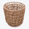 Round Water Hyacinth Hamper With Metal Frame W 06 05 324 01