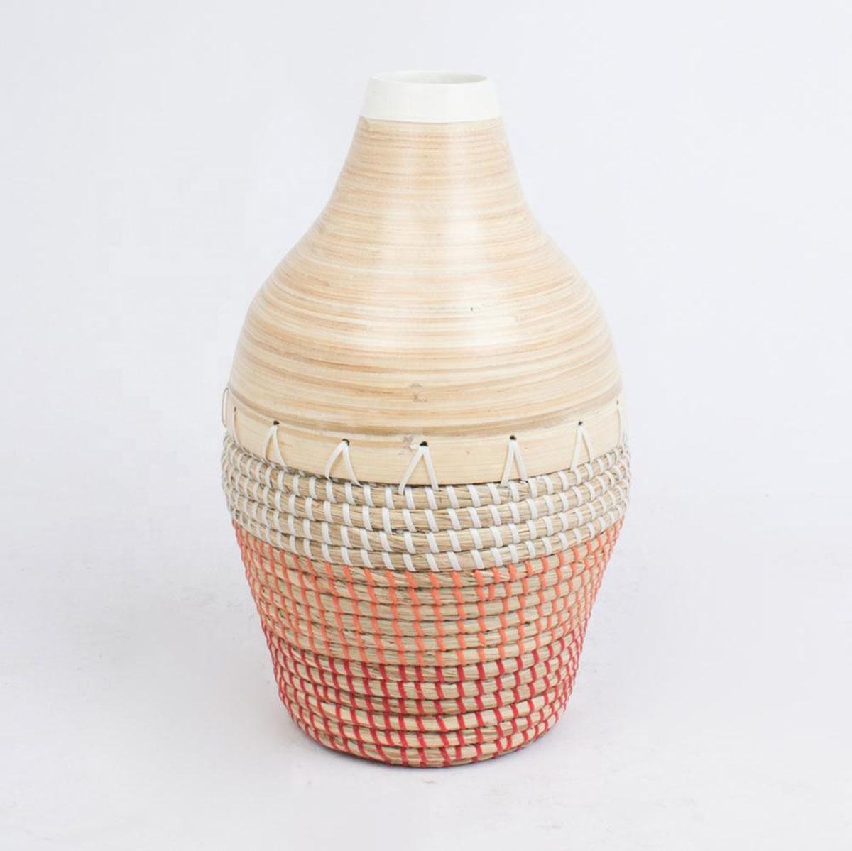 Eco-friendly, Round Natural Vases made of Bamboo