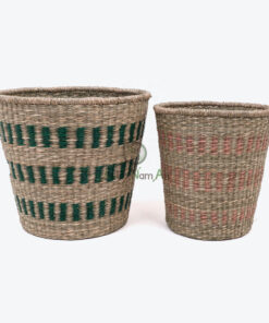 Seagrass African Basket Also Woven Storage Laundry Hamper Organizer SG 06 05 467 01