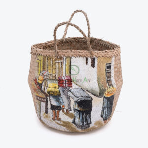 Seagrass Belly Basket Also Woven Foldable Storage Basket SG 10 05 211 03M