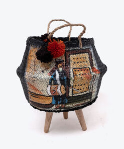 Seagrass Belly Basket Woven Storage Hamper Organizer With Stand SG 10 05 211 06