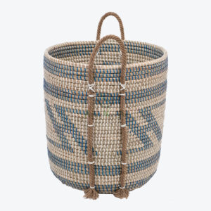 Seagrass Decorative Hamper Basket Organizer With Handles SG 09 05 424 05