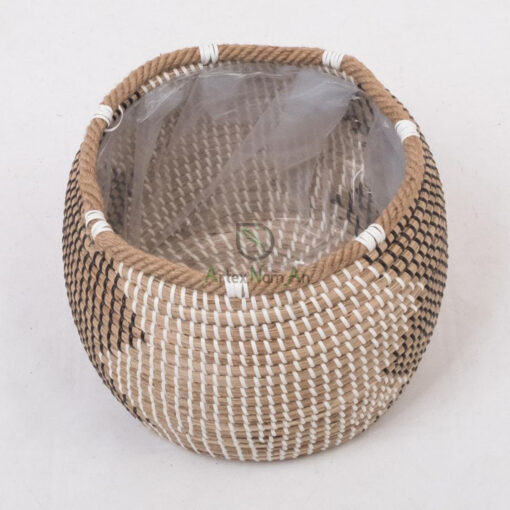 Seagrass Planter Indoor Plant Pot Woven Basket SG 09 05 454 01