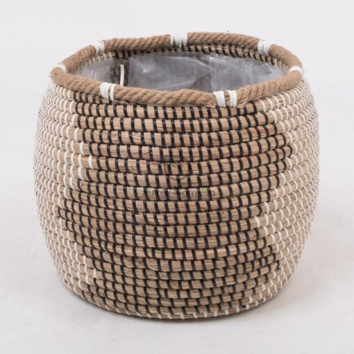 Seagrass Planter Indoor Plant Pot Woven Basket SG 09 05 454 01