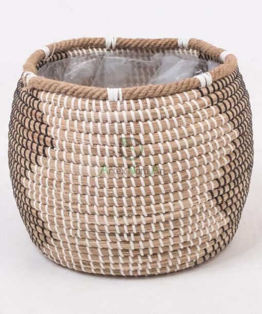 Seagrass Planter Indoor Plant Pot Woven Basket SG 09 05 454 01
