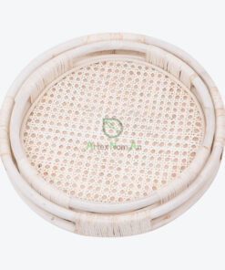 Seagrass Rattan Round Serving Storage Tray For Home Decor SGR 30 03 001 01