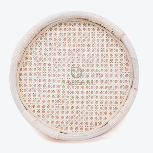 Seagrass Rattan Round Serving Storage Tray For Home Decor SGR 30 03 001 01