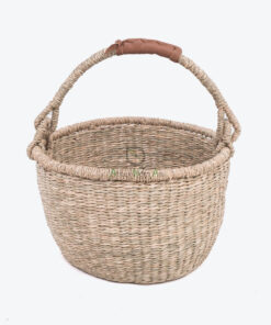 Seagrass Storage Laundry Basket Hamper Also Bolga Basket With Handles SG 06 05 450 01