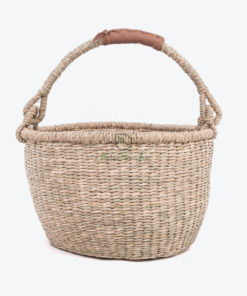 Seagrass Storage Laundry Basket Hamper Also Bolga Basket With Handles SG 06 05 450 01
