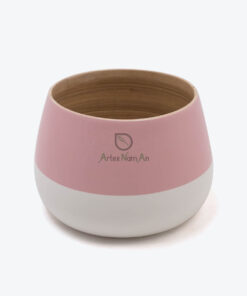 Set 2 Bamboo Indoor Small Plant Pot For Home And Garden S 15 16 025 01