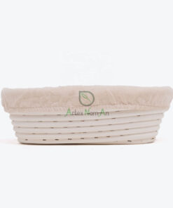 Set 2 Rattan Bread Proofing Basket Also Bread Basket With Fabric Liner SB 38 01 002 01