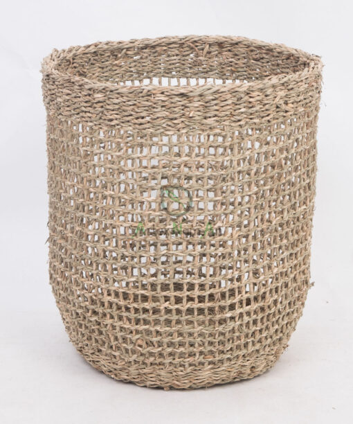 Set 3 Natural Open Weave Seagrass Storage Basket SG 06 05 461 01