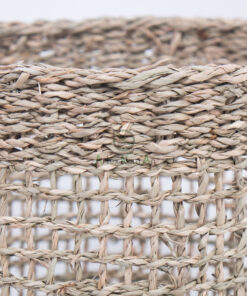 Set 3 Natural Open Weave Seagrass Storage Basket SG 06 05 461 01