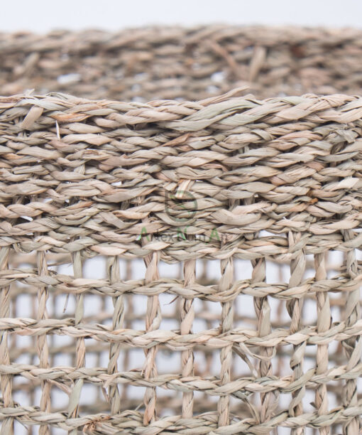 Set 3 Natural Open Weave Seagrass Storage Basket SG 06 05 461 01
