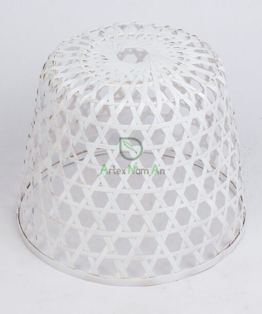 Small White Bamboo Pendant Hanging Lampshade