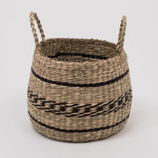 Top Seller Seagrass Storage Hamper Shopping Basket SG 06 05 396 01