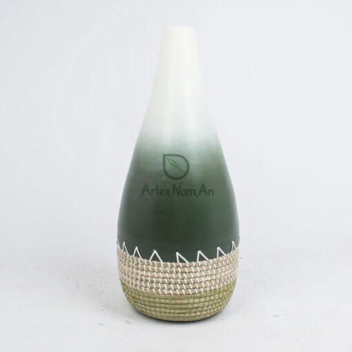 Top seller bamboo seagrass flower vase SGS 15 02 001 01