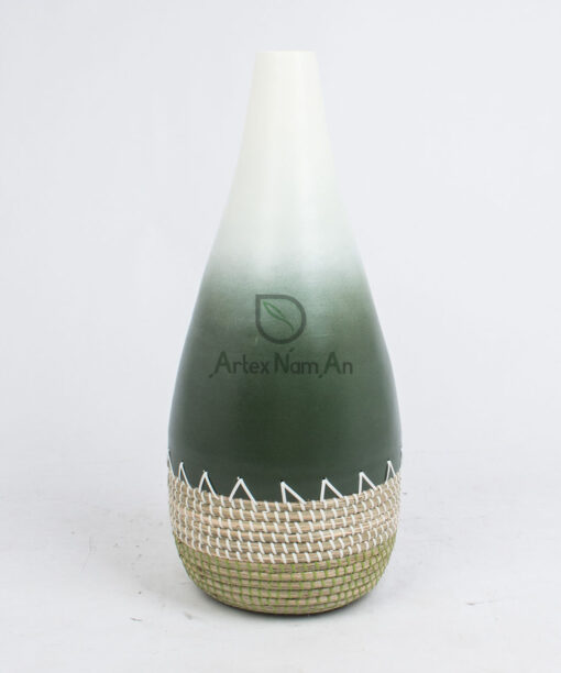 Top seller bamboo seagrass flower vase SGS 15 02 001 01