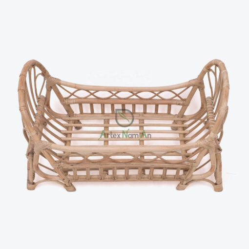 Toy For Kids Rattan Baby Doll Bed RI 30 24 003 01