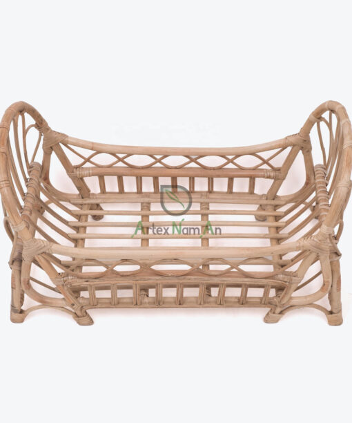Toy For Kids Rattan Baby Doll Bed RI 30 24 003 01