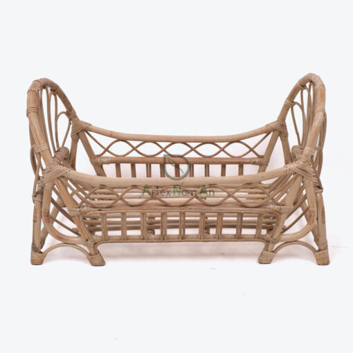 Toy For Kids Rattan Baby Doll Bed RI 30 24 003 01