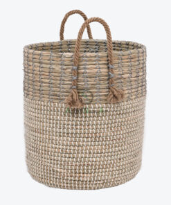 Unique Woven Seagrass Storage Hamper Basket Organizer SG 09 05 440 01