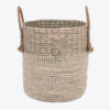 Unique Woven Seagrass Storage Hamper Basket Organizer SG 09 05 440 01