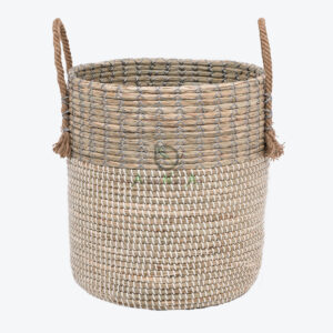 Unique Woven Seagrass Storage Hamper Basket Organizer SG 09 05 440 01