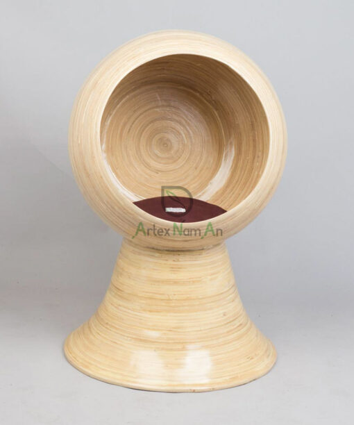 Unique bamboo round pet cages, cat dog house S 18 24 002 02