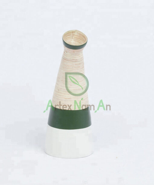 Unique eco friendly bamboo decorative flower vase for wedding S 15 02 044 02