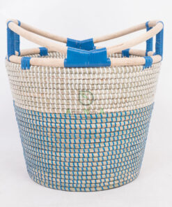 Unique eco friendly seagrass storage basket hamper SG 09 05 463 01