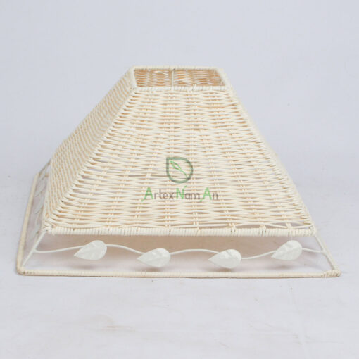 White Rattan Hanging Ceiling Pendant Lamp Shade R 28 21 001 01