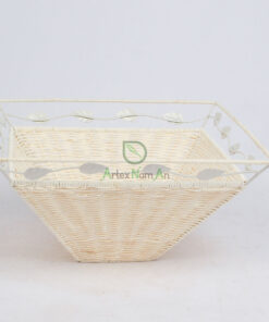 White Rattan Hanging Ceiling Pendant Lamp Shade R 28 21 001 01